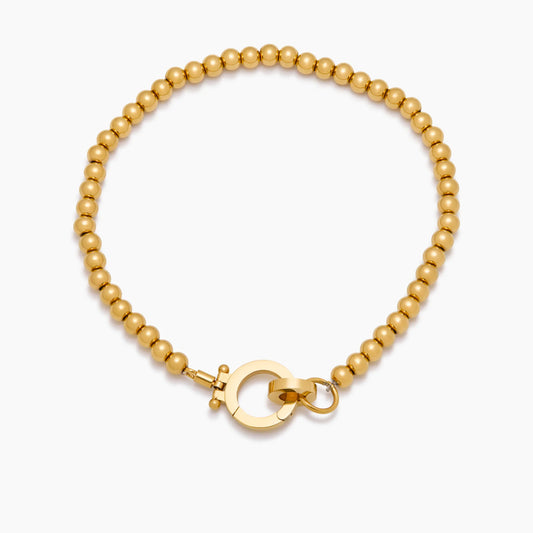 Essential Gold Beaded Bracelet