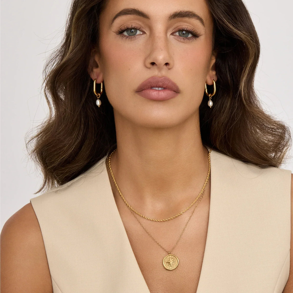 Golden Compass Necklace