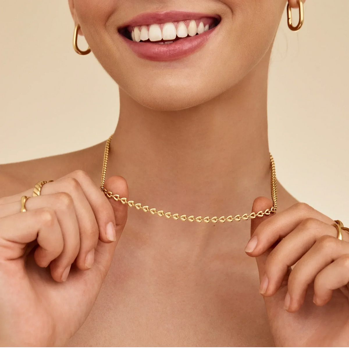 Chain of Hearts Necklace