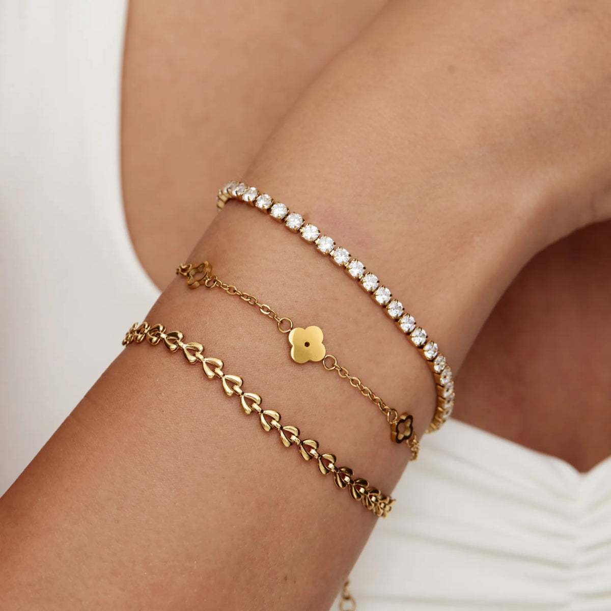 Dainty Clover Bracelet