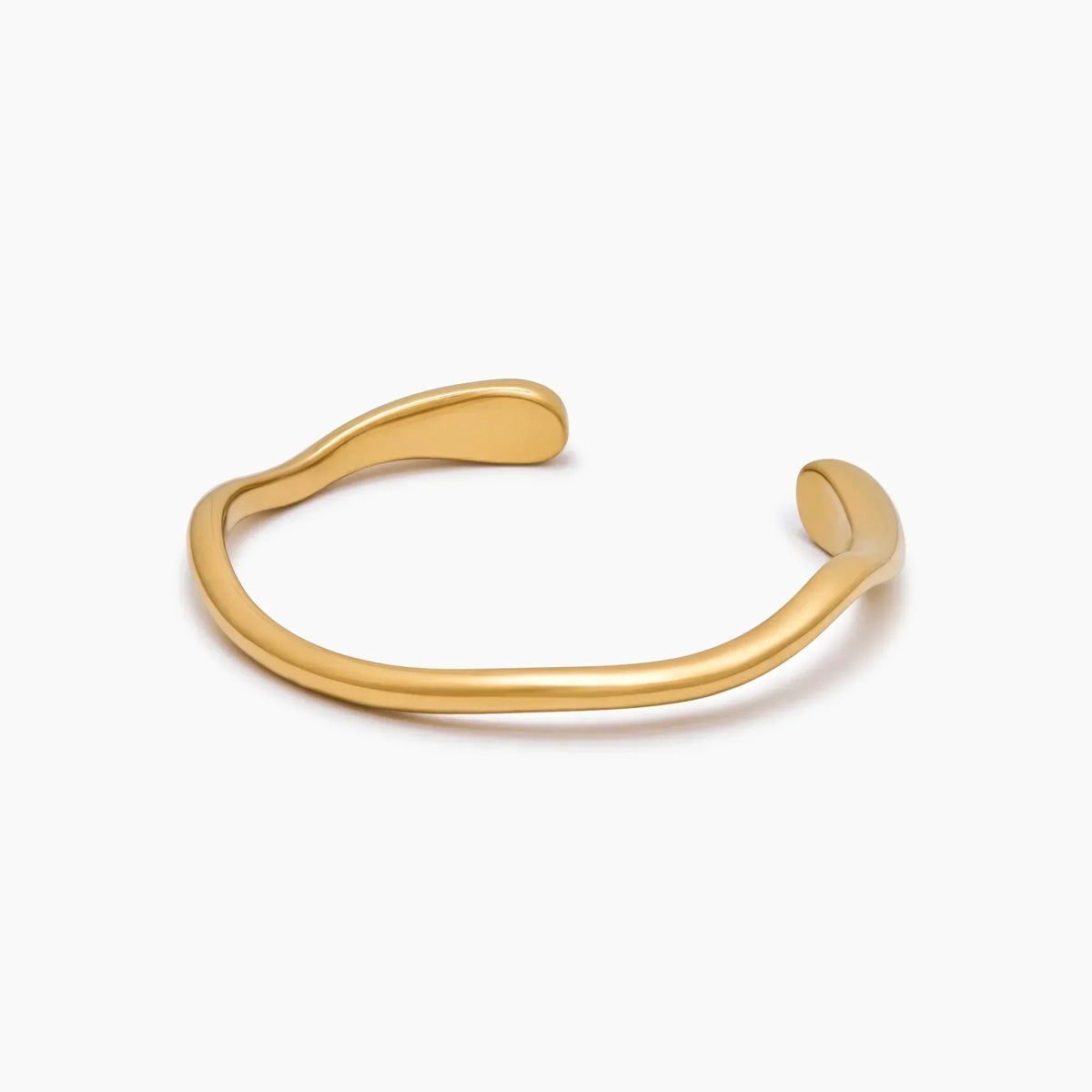 Sculpted Wave Cuff Bracelet