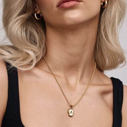 Pearl Initial Pendant Necklace