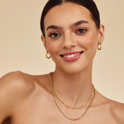 Bold Sequin Chain Necklace