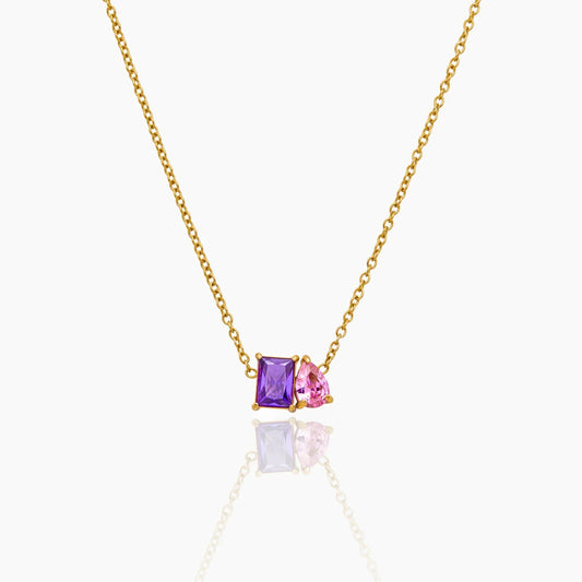 Forever Duo Birthstone Necklace
