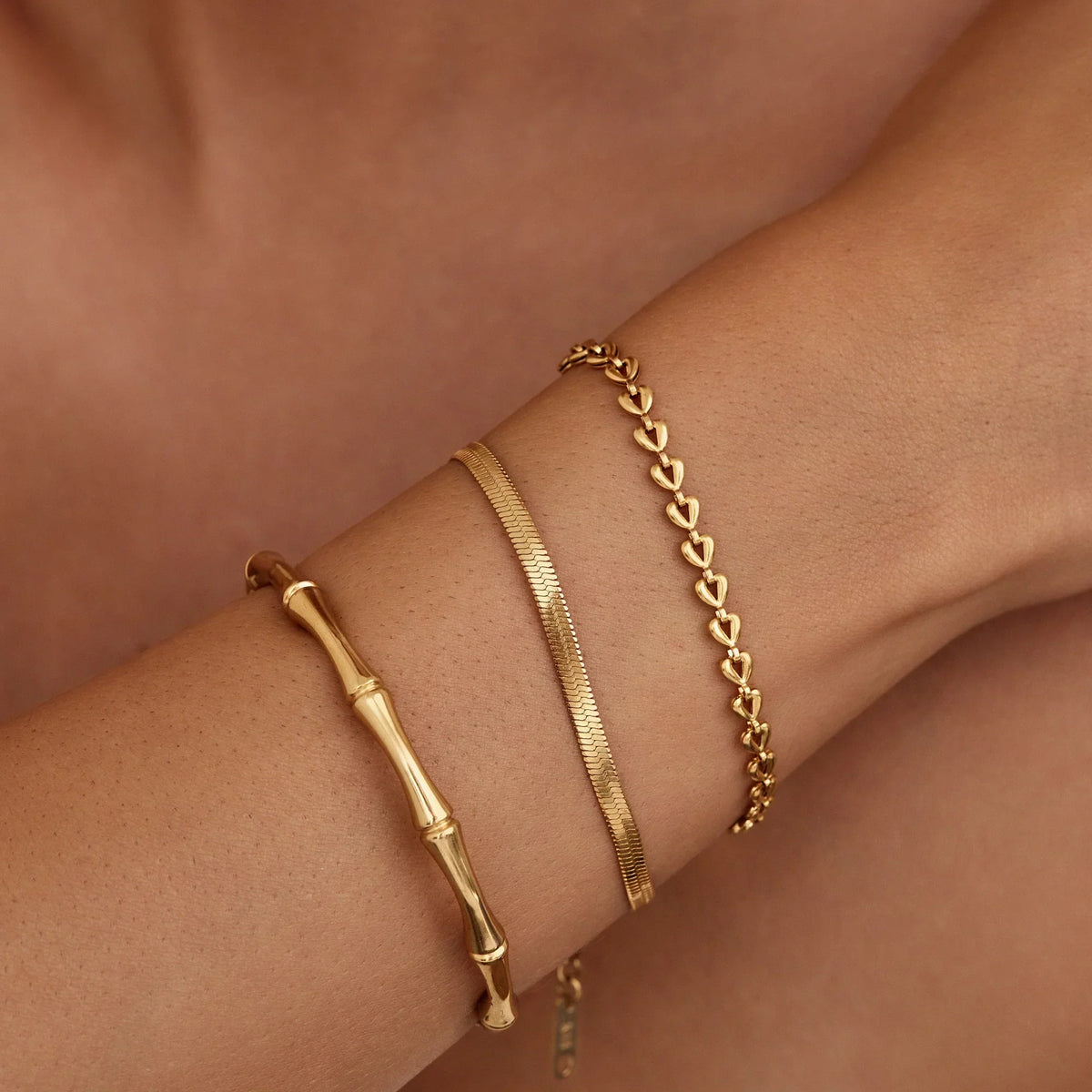 Chain Of Hearts Bracelet