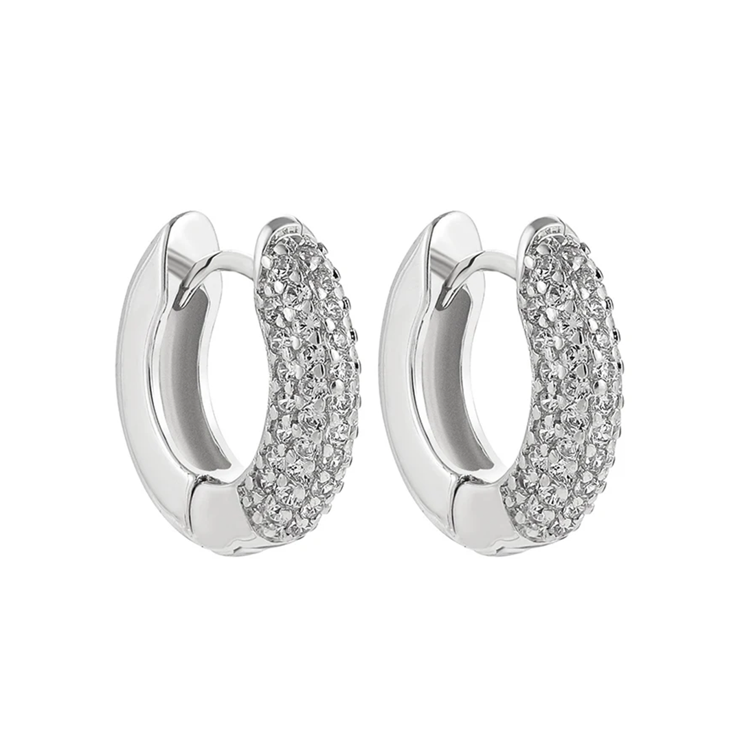Stainless Steel Big Circle Hoop Earrings