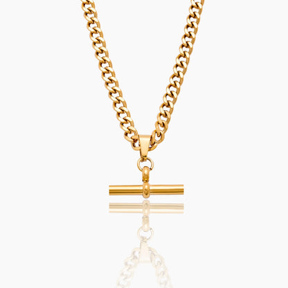 Curb Chain Fob Necklace